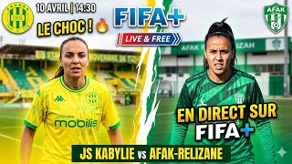 JSK – Afak-Relizane diffusé sur FIFA+ ! Tout ce qu'il faut savoir