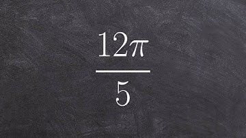 Rewriting a number in radians in degrees using the conversion ratio