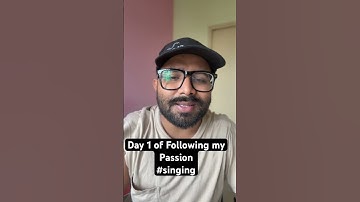 Thumbnail of Day 1 of following my passion to sing #singing #sing #cover #shorts