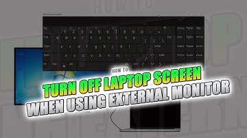 How to Turn Off Laptop Screen When Using External Monitor 2023 (Easy)