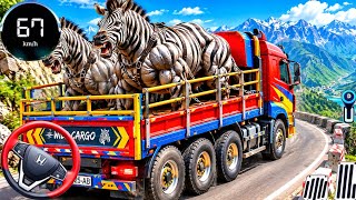 Zoo Animal Cargo Real Truck Simulators Driving 2026 - Animals Cargo Truck Delivery! Android Gameplay screenshot 2