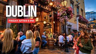 Dublin, IRELAND | The City's MOST POPULAR Nightlife Hotspots | Walking Tour 4K