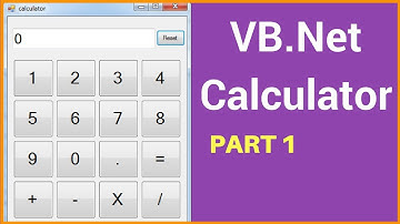 VB.NET - How To Create A Calculator In Visual Basic .Net Step By Step [ with source code ] PART: 1