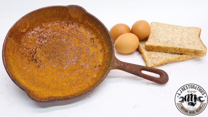 Nibble Me This: How I Restore and Maintain Cast Iron Skillets for Use On  The Grill