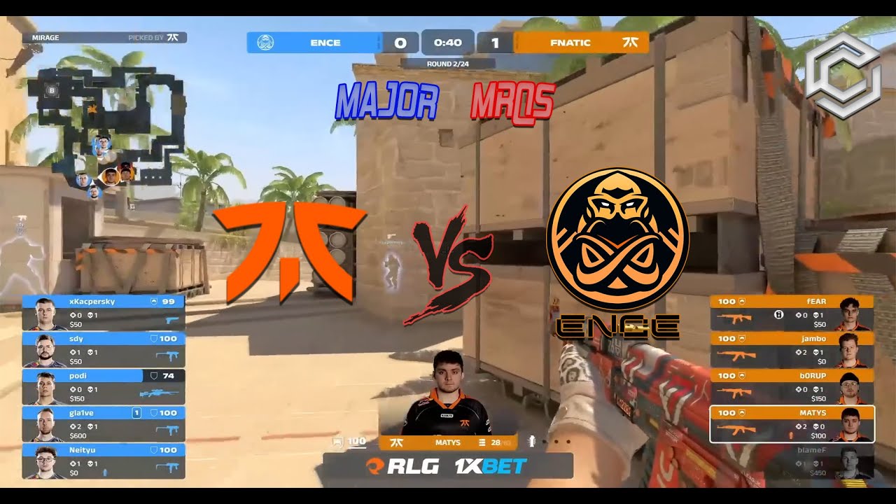 LOSER IS OUT! ENCE vs fnatic - Official Highlights - CS GoldLit 2025 Austin MRQ Europe