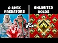 2 apex predators vs unlimited golds impossible challenge