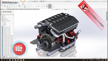 Solidworks tutorial  V12 engine | Ep 12 Full HD 😍