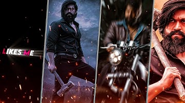 🔥KGF 2 Dialogue Attitude Status Editing In Kinemaster Video Editing | KGF 2 Attitude Status Video