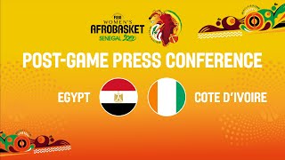 Press Conference - Egypt v Cote d'Ivoire