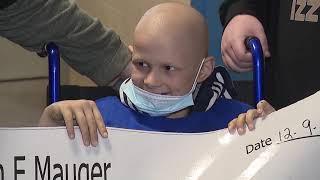Students raise money for brother of classmate fighting rare form of pediatric cancer