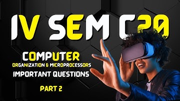Diploma C20 Important Questions || Computer Organization and Microprocessors #diploma #diploma4thsem