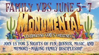 You're Invited : Trinity Lutheran Monumental VBS 2022