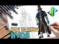 [DRAWPEDIA] HOW TO DRAW *NEW* HYDE (GOOD DOCTOR) SKIN from FORTNITE - STEP BY STEP DRAWING TUTORIAL