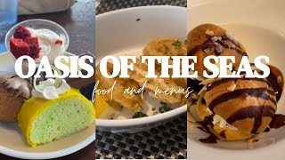 Royal Caribbean Oasis of the Seas | Food and Menus