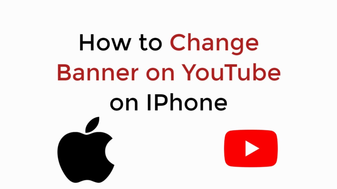 How to Change Banner on YouTube IOS UPDATED