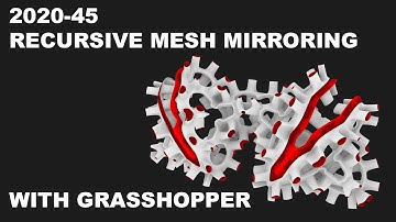2020-45 LTH Tutorials: Recursive Mesh Mirroring with Grasshopper