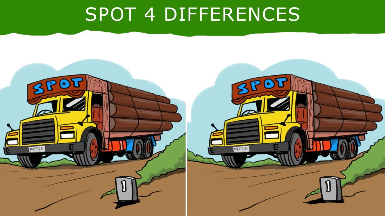 SPOT THE DIFFERENCES IN 60 SECONDS - YouTube