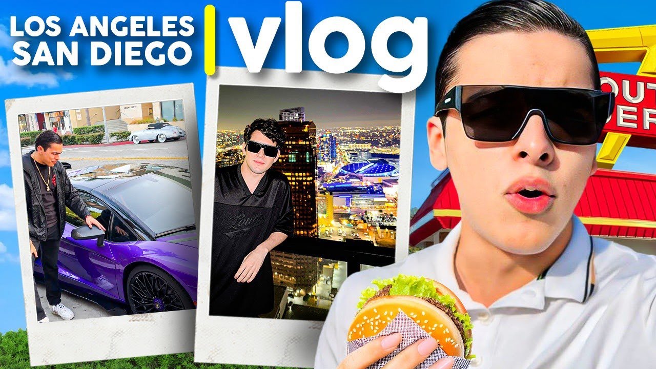 ME PRESTARON UN TESLA EN CALIFORNIA Y ESTO FUE LO QUE PASO 🔥 | Probamos las mejores hamburguesas 🍔