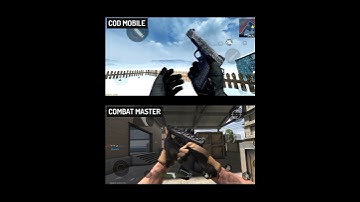 pistol weapon inspection COD Mobile Vs Combat master comparison #shorts #codmobile #codm