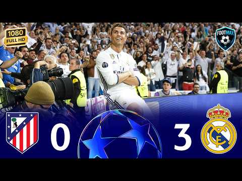 Ronaldo’s Historic Hat-Trick 😱🔥⚡ ❮ Real Madrid (3-0) Atlético ❯ | The Night CR7 Destroyed Atlético🐐💥