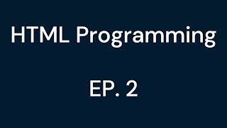 HTML5 Programming after 8 MONTHS!