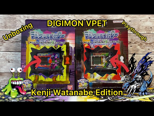 Digimon Kenji Watanabe Edition! Unboxing - Metal Greymon & Numemon 