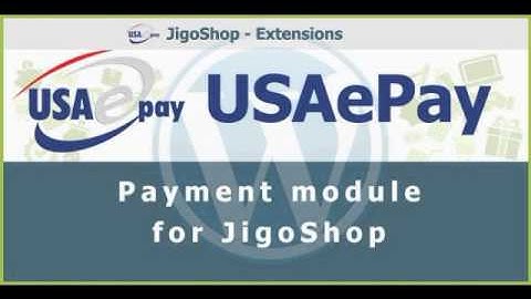 Preview USAePay Payment Gateway for JigoShop
