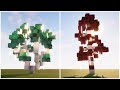 How to Build a Candy Cane Tree or Mint Trees  | Minecraft Tutorial