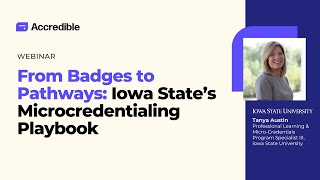 Details From Badges to Pathways: Iowa State’s Microcredentialing Playbook News