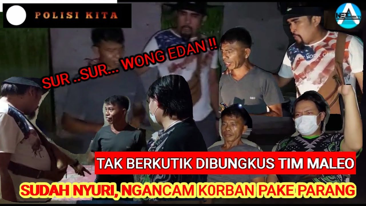 TIM MALEO POLDA SULUT BUNGKUS T-S-K PENCURIAN DAN PENG4NCAM4N DENGAN P4R4NG||Udah Nyuri Nganc4m Lagi