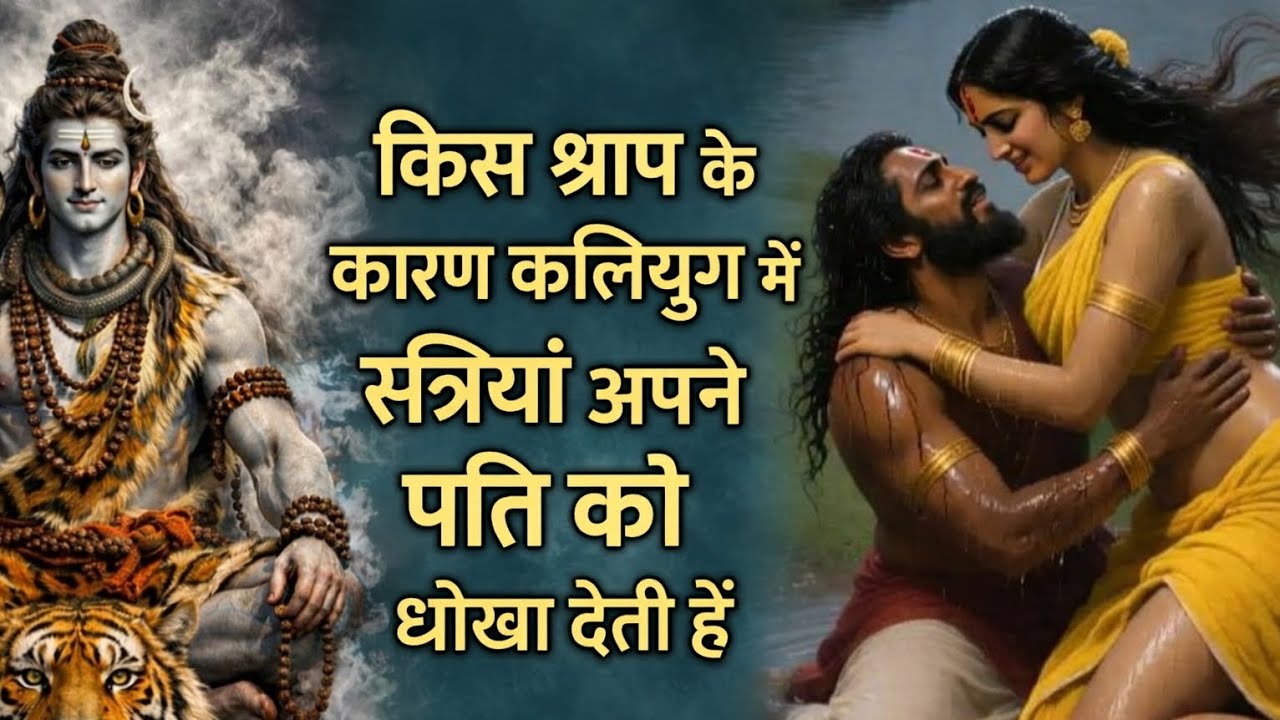 कलियुग में स्त्रियाँ पति को धोखा क्यों देती हैं? | कौन-सा श्राप है इसका कारण? | Shiva Rahasya 😱