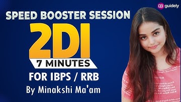 7  Minutes 2 Data Interpretation | IBPS RRB PO| IBPS PO | CLERK Pre 2020 | By Minakshi  | DAY 1