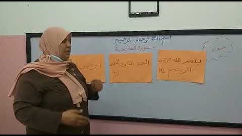 سورة الفاتحة بلغة الاشارة