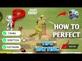 Dream Cricket batting tips | How to perfect batting timing, direction, footwork in dream cricket🏏