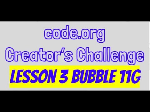 code.org Lesson 3: Creator's Challenge