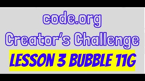 code.org Lesson 3: Creator