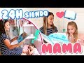 24 HORAS siendo mamá (Madre por un dia)