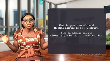 Learn Easy Series: Introduce Yourself in Igbo language