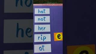 magic 'e'  slider  #easylearning