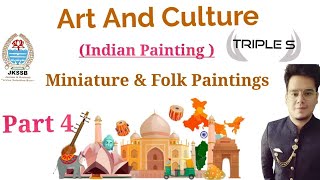 Folk Paintings And Miniature Painting (Pahari & Rajasthani) - Indian Painting || Art And Culture