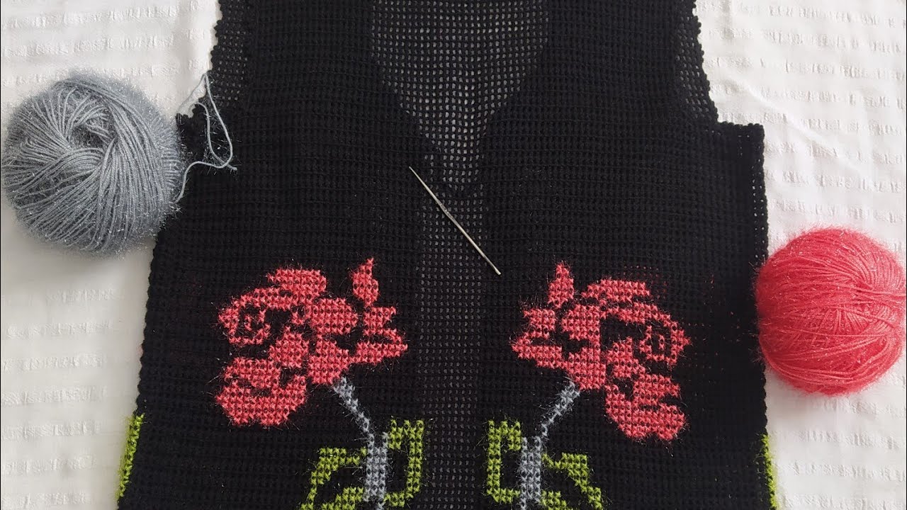 #Yazlık  Yelek #üzeri işlemeli yelek #Çeyizlik yelek #Yelek modeli ve işleme tarifi#keşfededüş