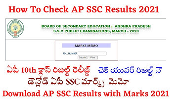 How to check AP SSC Results 2021-Download AP 10th Class Marks Memo & Results Online @ BSE.AP.GOV.IN