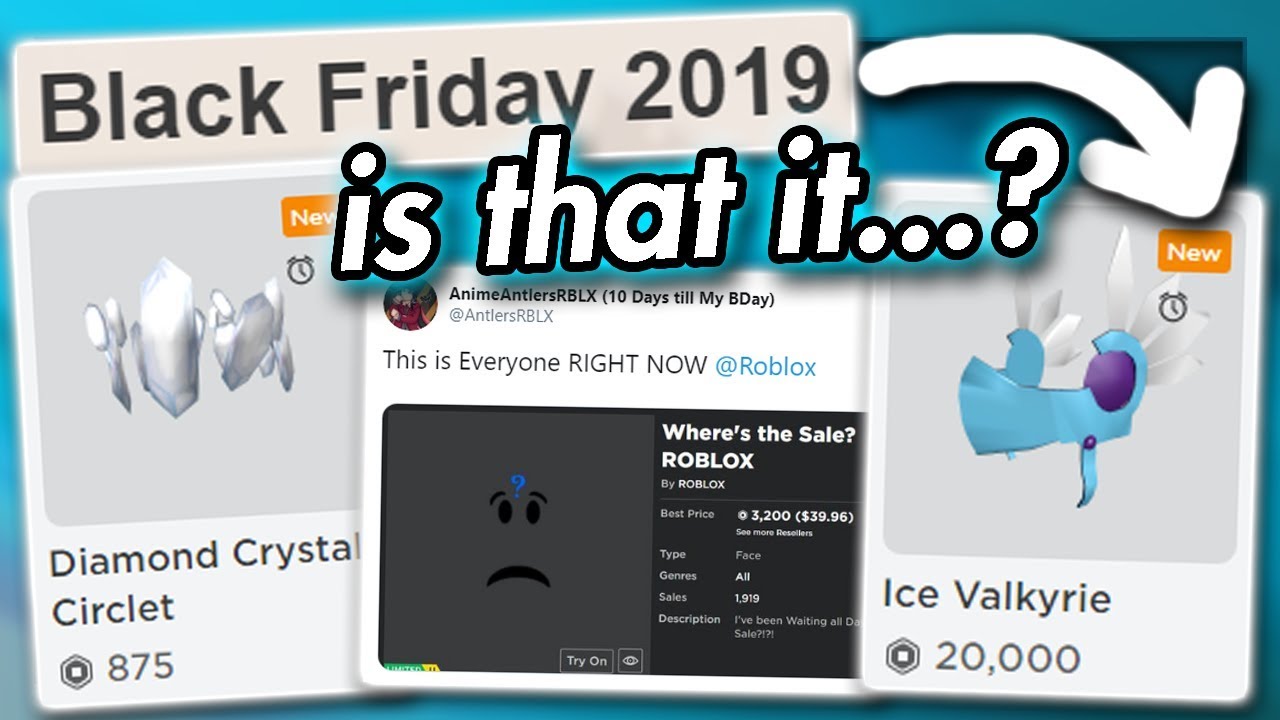 Roblox Disappointed Everyone Black Friday Sale Youtube - black friday admin abuse roblox
