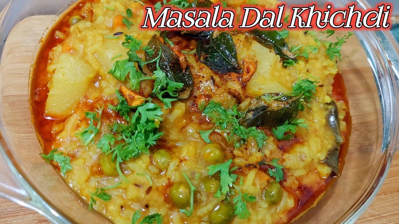 Tadke Wali Masala Khichdi Mixed Dal Masala Khichdi How To Make Masala Khichdi Home Veg