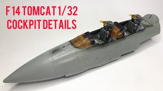 F 14 TOMCAT - 1/32 FULL BUILD - aircraft model - f 14 1/32 cockpit - scalemodel - plasticmodel