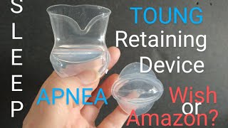 Sleep Apnea Anti-Snoring Tongue Retaining Device (TRD) Amazon vs Wish #sleepapnea #amazon #wish #trd