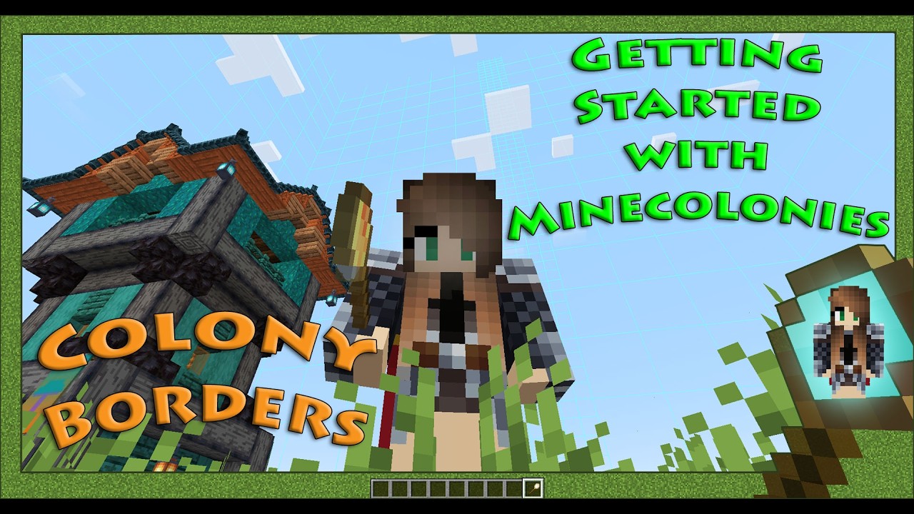Getting Started with Minecolonies - Borders and Protection - YouTube