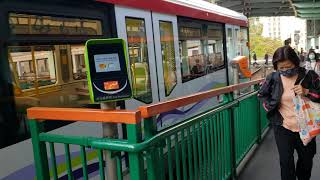 輕鐵第五期列車 1138+1216 @751 駛入及駛離頌富二台