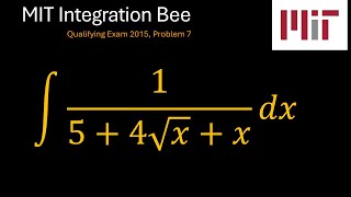 MIT 2015 Integration Bee Qualifyig Exam, Problem 7