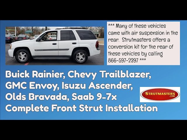 Front Struts For Trailblazer Envoy Rainier Ascender Bravada & Susprnsion Kit